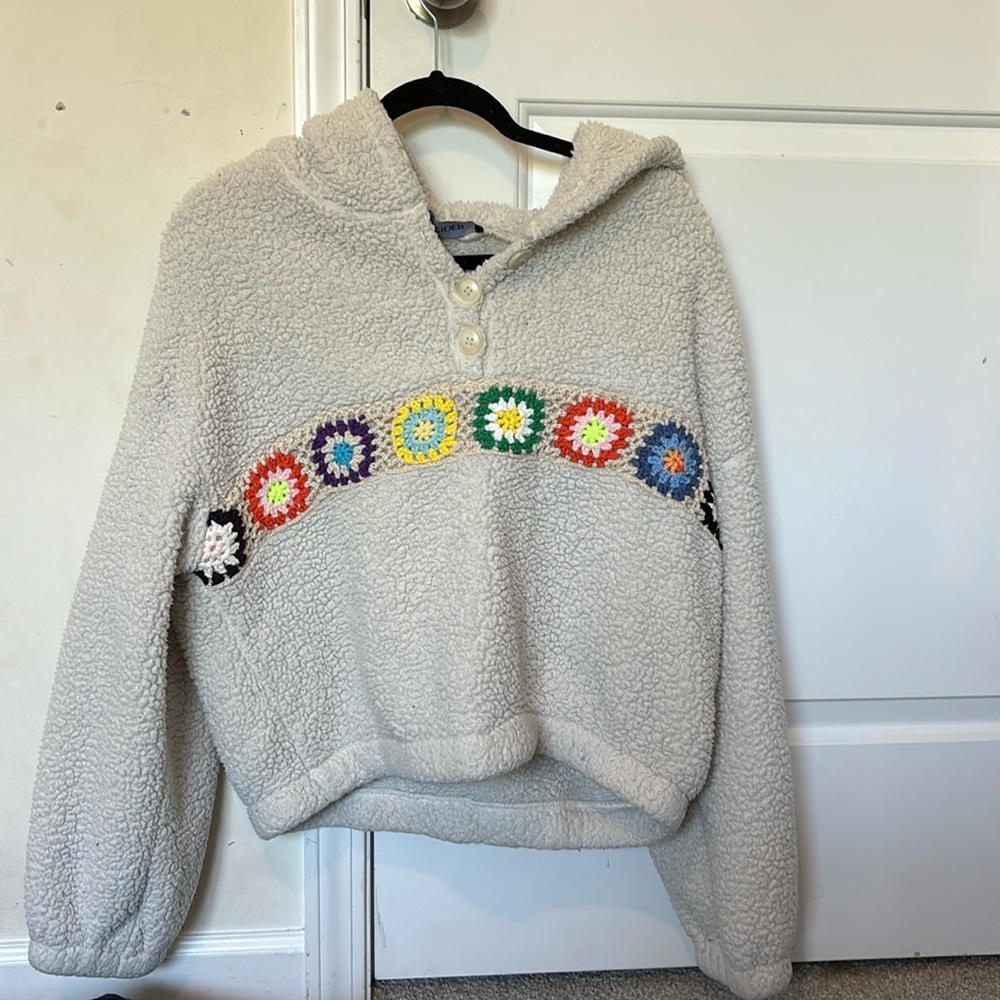 super cute oversized sherpa!!